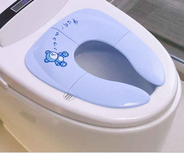 Baby Travel Folding Potty Toddler Portable Toilet Training Seat Urinal Cushion Children Pot Chair Pad /mat Q190529