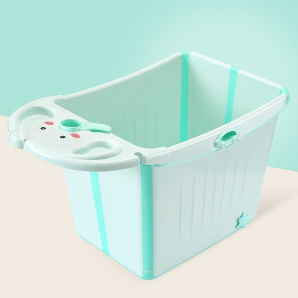 Large Size Thick Foldable Baby Bath Tub Kids Child Bath Barrel With Seat Can Sit Swimming Pool For 0-12 Years