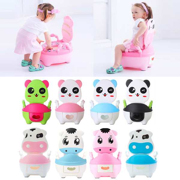 Soft Toilet Training Seat Portable Infant Trainer Kids Indoor Wc Baby Potty Chair Plastic Children Pot Q190530