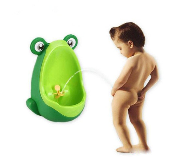 Wall-Mounted Children Baby Potty Toilet Training Kids Urinal Boy Plastic Toilet Seat High Quality Baby Care Groove Product Children Toilet+B