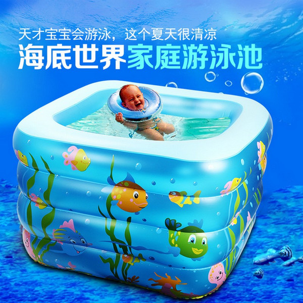 Best selling 110*70cm kid inflatable bath tub swimming pool inflatable water sport pool for summer free shipping