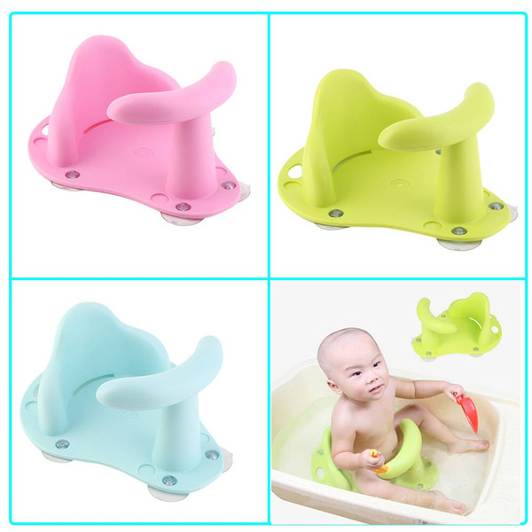 Baby Bath Tub Ring Seat Infant Child Toddler Kids Anti Slip Safety Chair 2018 New Arriva Hight Quality