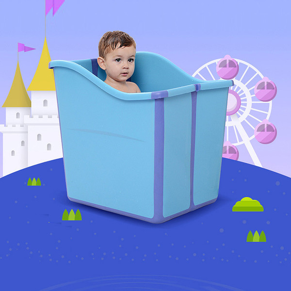 oversize folding child bath tub baby tub bath barrel child baby shower portable newborn freeshipping