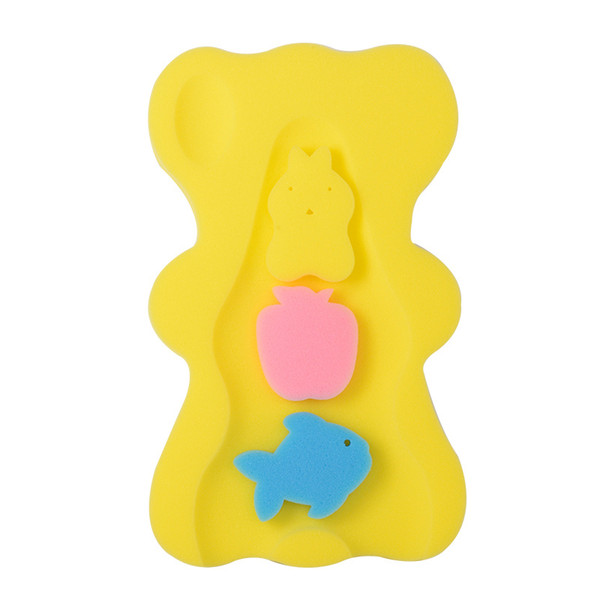 Hot Selling Baby Infant Soft Bath Sponge Seat Anti-Slip Foam Mat Body Support Cushion Pad Bathroom Supplies