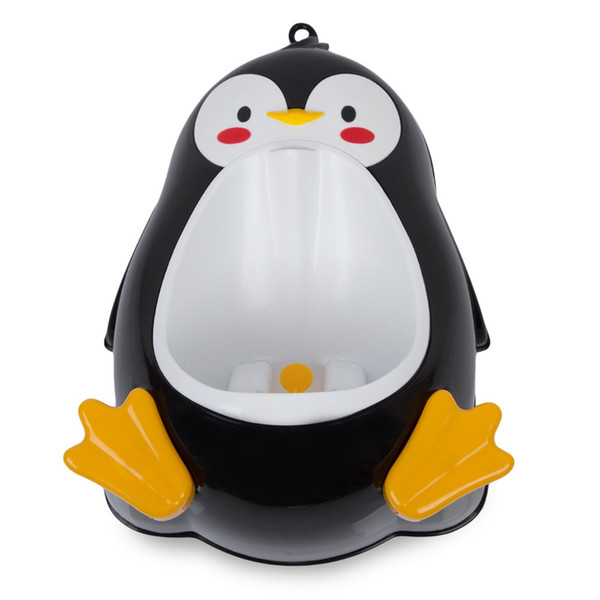 oilet training Baby Boys Standing Urinal Penguin Shape Wall-Mounted Urinals Toilet Training Children Stand Vertical Urinal Potty Suction ...