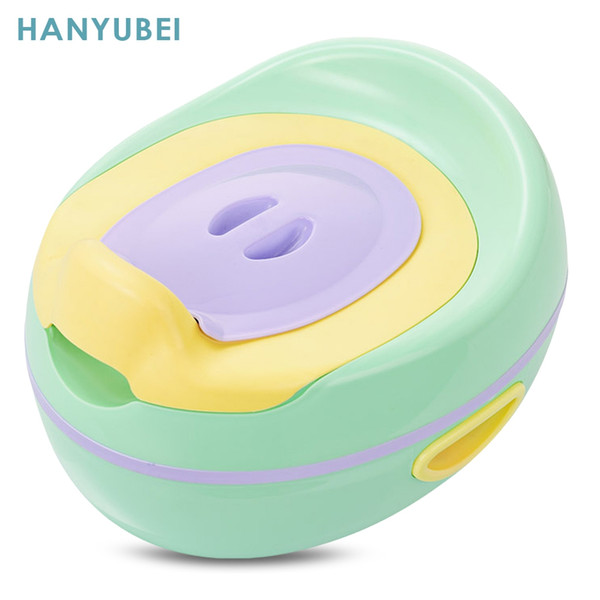 Baby Toilet Seat HANYUBEI Baby Infant Potty Chair PP Children Toilet Training Seat Cute Egg Shape Toilet Training Potty Seats Ergonomic