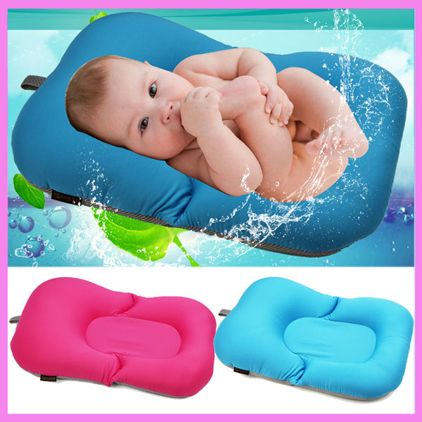 Newborn Baby Bathtub Pillow Pad Lounger Air Cushion Floating Soft Seat Bath Safety Seat Baby Stroller Cushion 0~10 Month