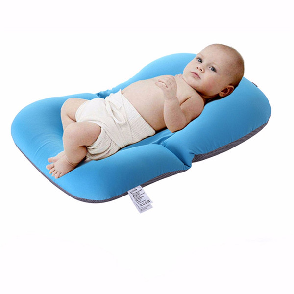 Anti-skid Foldable Baby Bathing Tub Baby Bathtub Shower Cushion Non-Slip Security Infant Seat Support Cushion Shower Pad