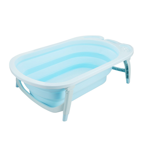 Portable Folding Children Baby Bathtub Bath Bucket Swim Tubs Bath Body Washing Portable Folding Children Bebe Bathtub Bath Bucket Swimming