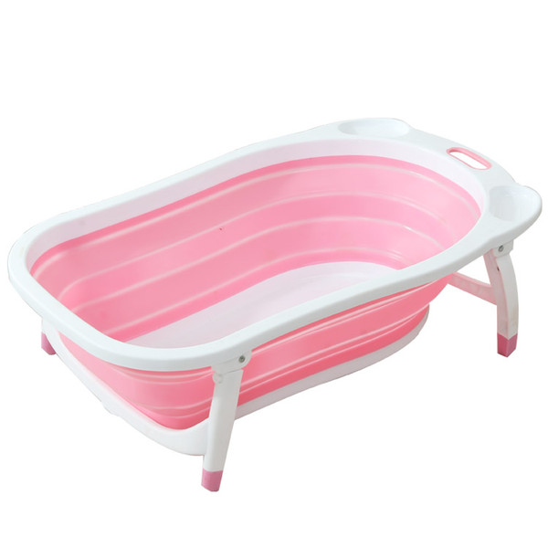 Collapsible baby bathtub newborn baby bathtub tub bath basin tuba children can sit thickening