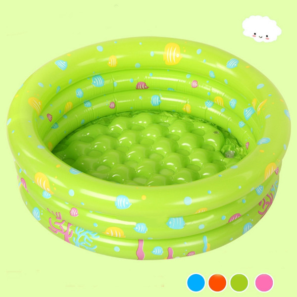 1PC Large 80*35CM Cartoon Inflatable Swimming Pool Safe PVC Ocean Balls Pool Baby Kids Bath Basin Green Baby Inflatable