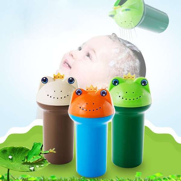 New Fashion Cute Frog Children Shower Bath Cup/ Shampoo Rinse Cup