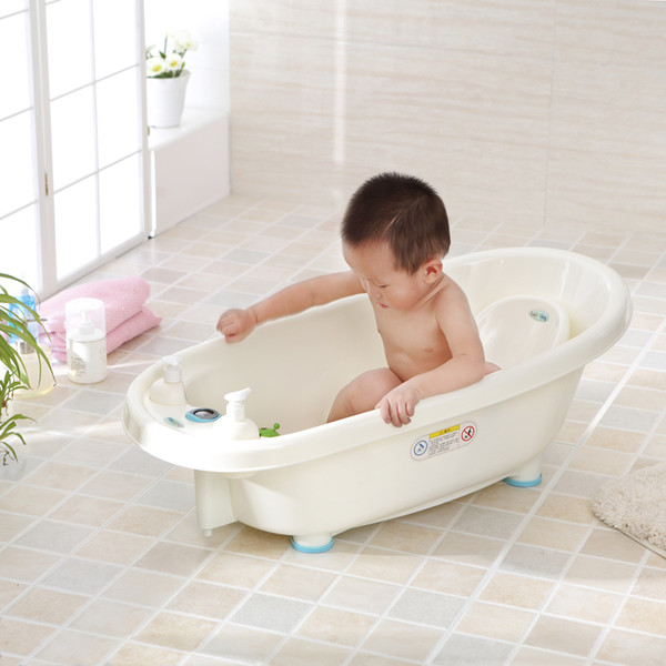 Newborn cheap baby bathtub with temperature, plastic bath tub for kids