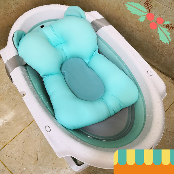 Large Size Baby Basin Newborns Bathtub Plastics Foldable Baby Bathing Bath Tub with Body Support Can Sit In General Supplies