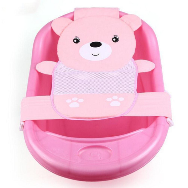 Cute Cartoon Bear Bathing Net soft Children's Bathing Net Bed Baby cartoon Type Shower Rack