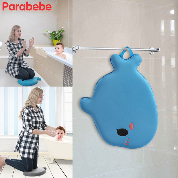 Cute Baby Bath Tub Kneeler 5 Cm Mom Children Shower Cushion Baby Bathroom Products Infant Kids Bathtub Mat Newborn Bath Pad Soft