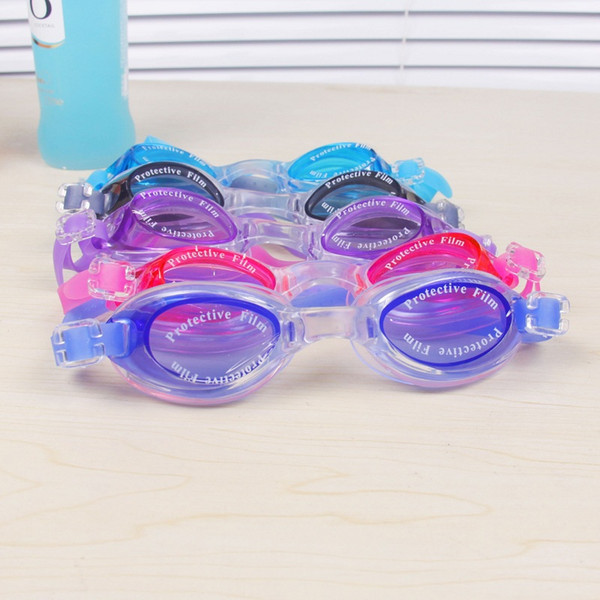 Kids Swimming Goggles with box and Earplugs Anti-fog ultraviolet-proof Swim Glasses Adjustable Protect eyes Glasses baby care