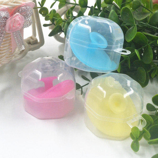 Baby silicone shampoo shampoo wash clean bath massage shampoo brush cleansing box