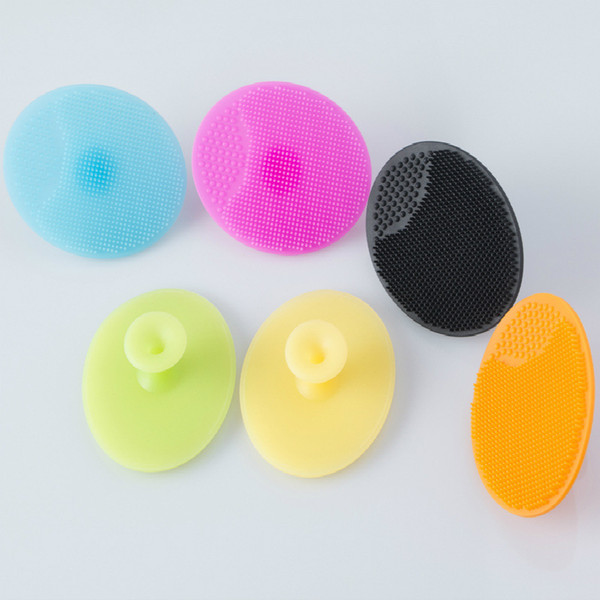Facial Cleanser Baby hair Wash Bath Brush silicone cleaning silicone Cosmetic Brush