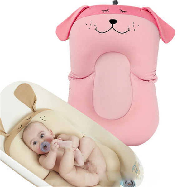 Baby Shower Portable Air Cushion Bed Babies Infant Baby Bath Pad Non-Slip Bathtub Mat NewBorn Safety Security Bath Seat Support FJ473