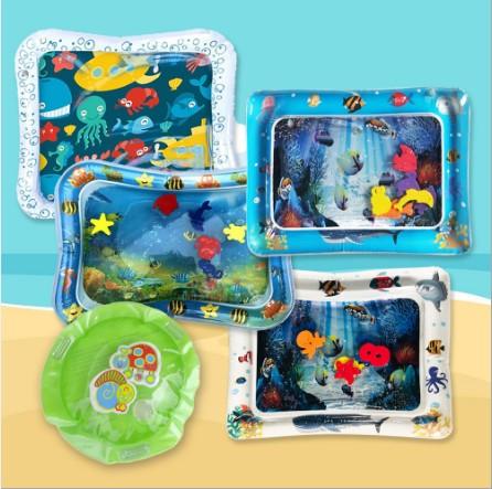 Baby inflatable water cushion new marine life mat ice pad prone pat pad baby inflatable cushion wholesale