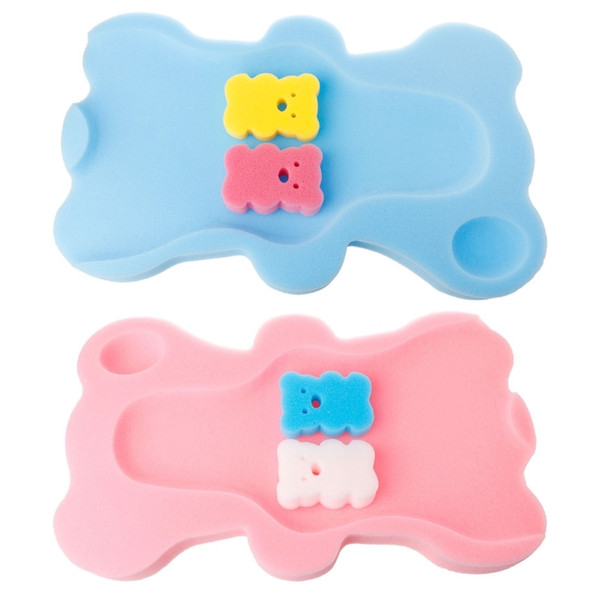 Baby Bath Seat Infant Non Slip Soft Bath Foam Pad Mat Body Cushion Sponge Non-Slip Bathtub Mat Safety Security Bathtub Seat