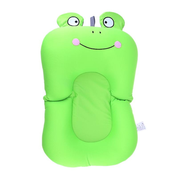 Baby Shower Portable Air Cushion Bed Babies Infant Baby Bath Pad Non-Slip Bath Mat NewBorn Safety Security Bath Seat Support