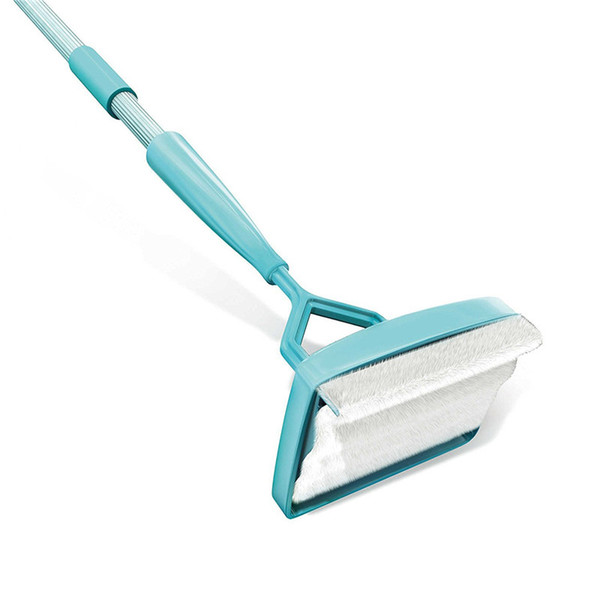 Baseboard Buddy Cleaning Mop Blue Plastic Steel White Mop Simply Walk Glide Extendable Microfiber Dust Brush Household Cleaning Tool Mops