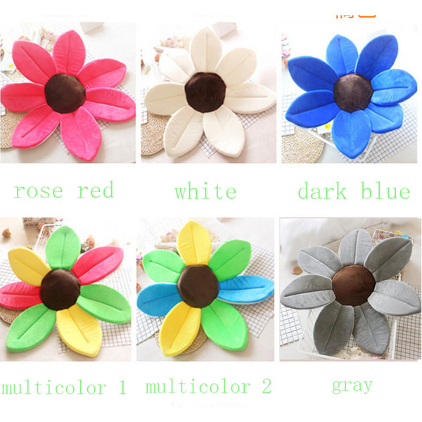 Best selling 80cm Baby Infant Lotus Petal Non-slip Bath Shower Mat Newborn Foldable Soft Bath Tub Pads Gift for Kids