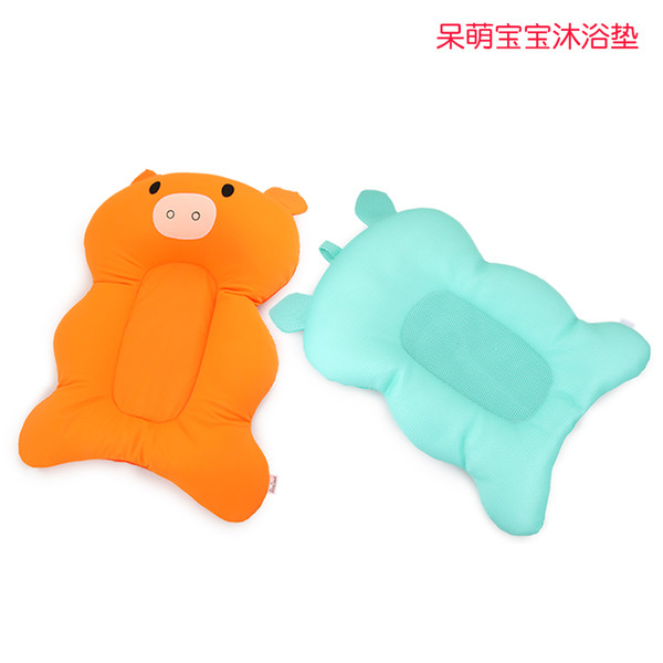 Infant And Child Care Products Bathing Mat Cartoon Creative Pig Bathing Mat Non-slip Bionics Design Material Milk Silk Cross-border Special