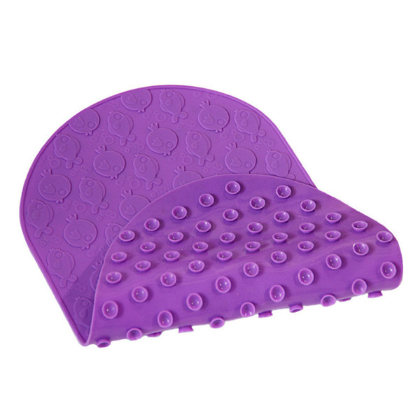 Baby Bathtub Holder Anti-slip Bed Shower Silicone tub Anti-skid Pad Cushion Cartoon Bath Mat Newborn Baby Shower Nets Bath Baby Kids Ma