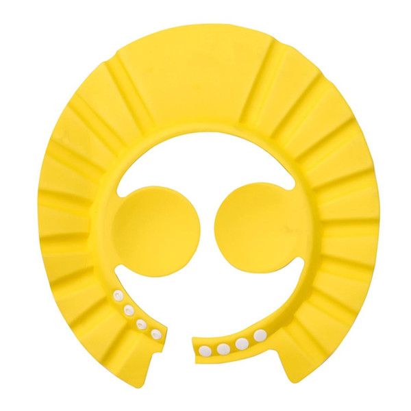 2016 Fashion Kids Shampoo Bath Shower Cap Visor Wash Hair Shield Hat With Ear Cover Bathroom Products
