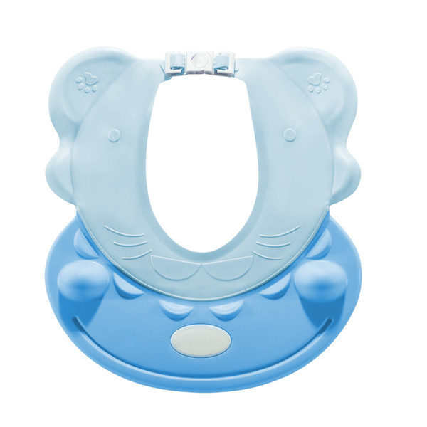 Multipurpose Buckle Adjustable Shower cap Teenagers Baby Safe Silicone Bathing Hat For children Washing Hair Sunlight Shielding LA212