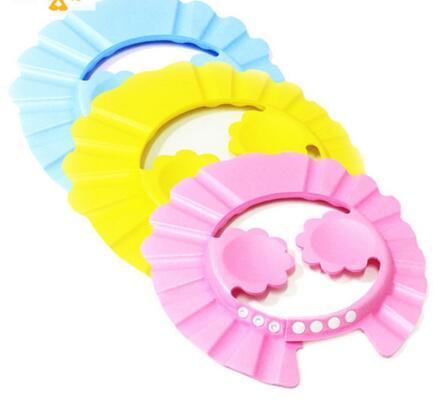 Shower Baby Bath Caps Kids Child Shampoo Bath Bathing Shower Product Soft Adjustable Earmuffs Shower Cap
