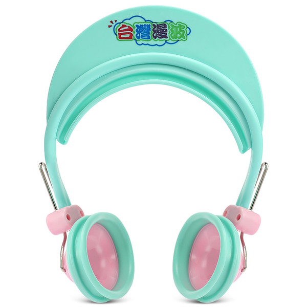 Baby Shower Hat Water Resistant Kids Bathing Shampoo Cap with Earmuffs