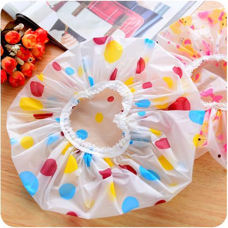 Women Shower Caps Bathroom Products EVA cuffia doccia hat adult bonnet douche adulte gorros ducha shower cap hot 20 pieces/lot SH190912