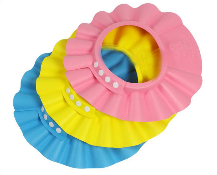 Adjustable Shower cap kid children Wash Hair Shield Hat protect Shampoo for baby health Bathing bath waterproof caps hat Free Shipping
