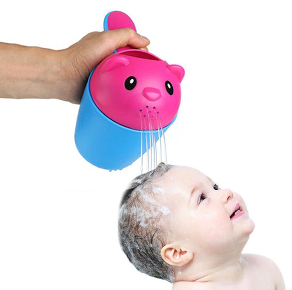 2 colors summer bear kids baby shampoo shield shower cup cap visor hat brands baby bath toys tub bath products care for children