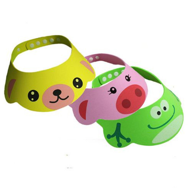 Baby Kids Shampoo Wash Hair Shield Bath Cap Hat for Baby Adjustable Baby kid's bath shower cap Wash Hair Shield kid328