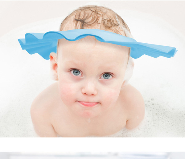 Summer Autumn Baby Boy And Girl Bathing cap Multi-Purpose Baby Shower Cap Bath Cap For Waterproof And Earflap Infant Bath Product