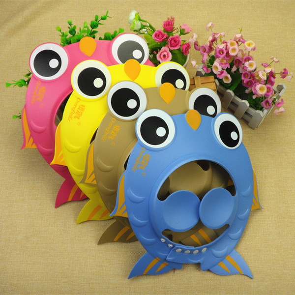 Baby Kids Shampoo Bath Shower Cap Size Adjustable Baby Shower Hat Baby Shampoo Cap Wash Hair Shield Kids Shield Hat