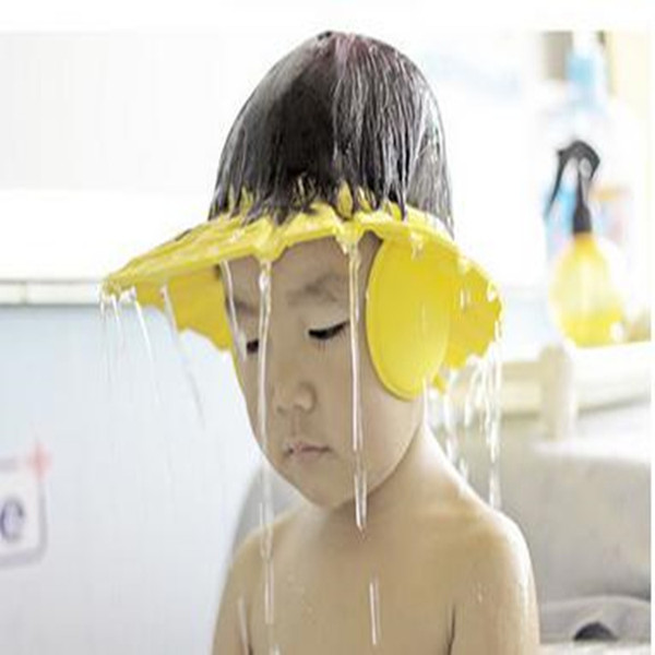 :Multi-function Baby Shower Caps Simple And Best Use Children's Hat Yellow Blue And Pink Baby Shower Cap High Quality And Low Price A2016003