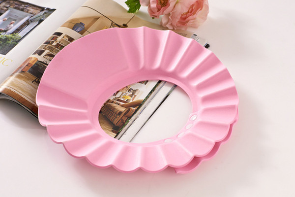 Adjustable Baby Hat Toddler Kids Shower Cap Wash Hair Shield Direct Visor Caps For Children Baby Care