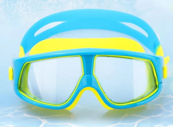 Children goggles hd waterproof fog-proof large frame swimming glasses boys and girls children swimming equipment