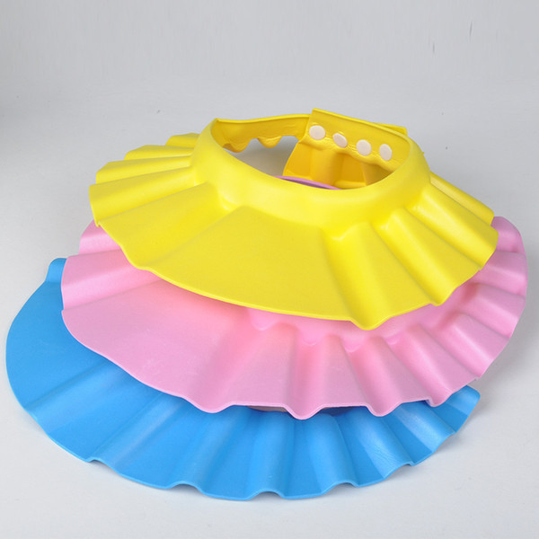 Adjustable Baby Hat Toddler Kids Shampoo Bath Bathing Shower Cap Wash Hair Shield Direct Visor Caps For Children Baby Care