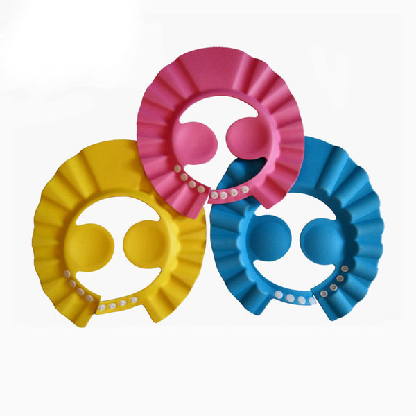 The Adjustable Earmuffs Baby Shampoo Cap Soft Baby Shampoo Cap Children's Baby Shower Cap