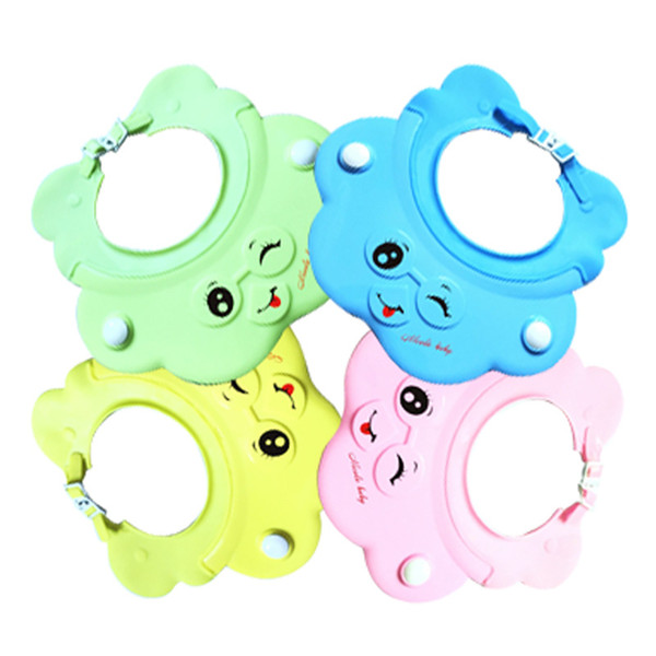 Silicone Shampoo Cap Baby Bath Adjustable Shower Hat Sofry Ear Protection Children Shower Cap Bath & Product Baby Hat