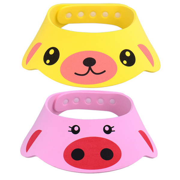Adjustable Baby Shower Hat Toddler Kids Shampoo Bathing Shower Cap Wash Hair Shield Direct Visor Caps for Baby Care