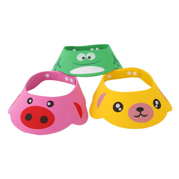 Adjustable Baby Shower Hat Toddler Kids Shampoo Bathing Shower Cap Wash Hair Shield Direct Visor Caps for Baby Care free shipping hot sale