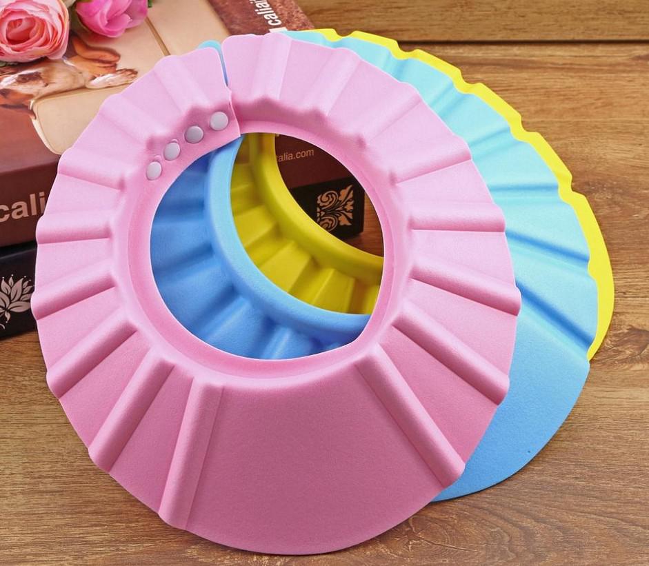 Free shipping Baby Shower wash hair Shield Hat cap Protects your baby or toddler's eyes New Hot Selling